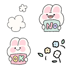[LINE絵文字] Rabbit * Emoji *の画像