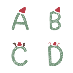 [LINE絵文字] A-Z Christmasの画像