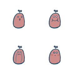 [LINE絵文字] Pink potatoの画像