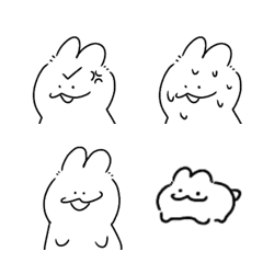 [LINE絵文字] Gratail_rabbitの画像