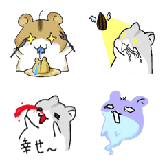 [LINE絵文字] small hamsterの画像