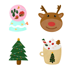 [LINE絵文字] Happy cutie christmas :-)の画像