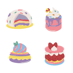 [LINE絵文字] Sweets sweets cuteの画像