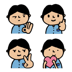 [LINE絵文字] Office Man - emojiの画像