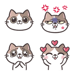 [LINE絵文字] Dai pi cat-funny emojiの画像