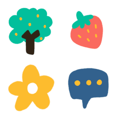 [LINE絵文字] Colorful emoji: 4の画像