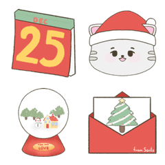 [LINE絵文字] Tiny christmas with usの画像