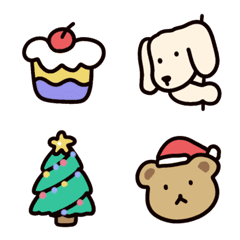 [LINE絵文字] Colorful emoji: 6の画像