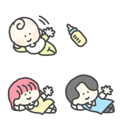 [LINE絵文字] 遠藤family-修正版の画像