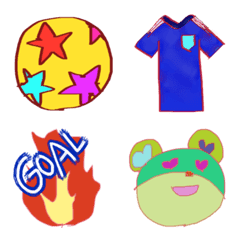 [LINE絵文字] サッカー！ ブラボー！の画像