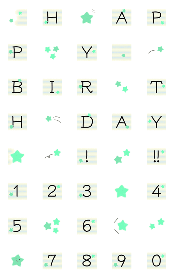 [LINE絵文字]12星座のHAPPY BIRTHDAY！《ふたご座》の画像一覧