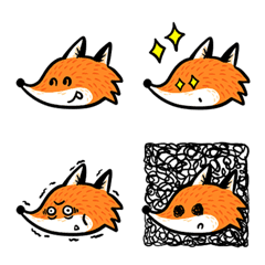 [LINE絵文字] Fox Orangeの画像