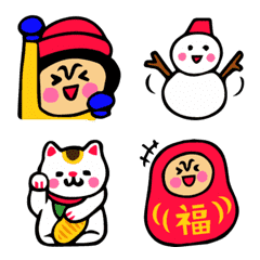 [LINE絵文字] 動く★ザ・冬に使える絵文字集の画像