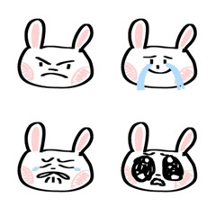 [LINE絵文字] adorable rabbitの画像