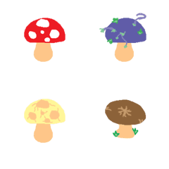 [LINE絵文字] Nong Mushroomの画像