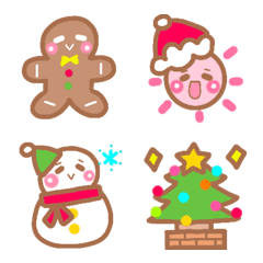 [LINE絵文字] 可愛いクリスマスの絵文字♡の画像