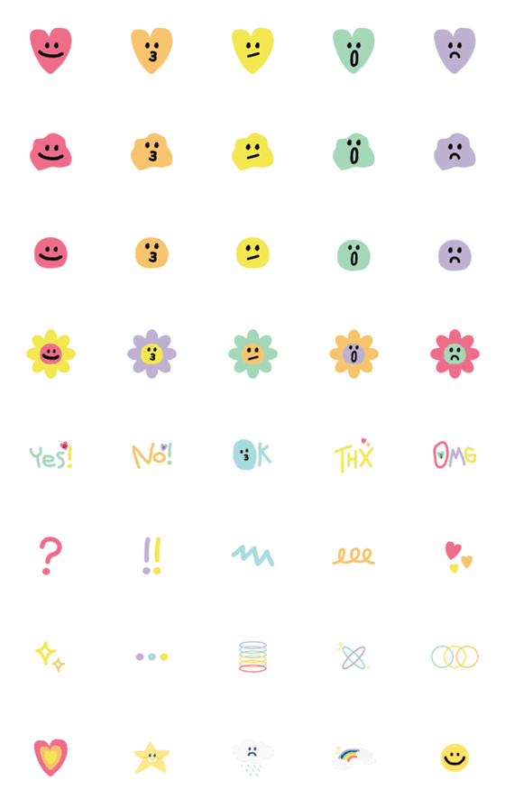 [LINE絵文字]CUTENESS EMOJI :)の画像一覧