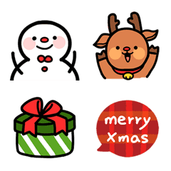 [LINE絵文字] cute little christmas iconの画像