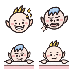 [LINE絵文字] Hele and Cash Emojiの画像