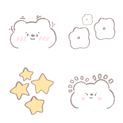 [LINE絵文字] BEAR EMOJI JIの画像