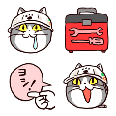 [LINE絵文字] 仕事猫現場(再販版)の画像