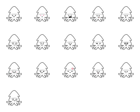 [LINE絵文字]youngerSquidの画像一覧