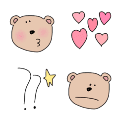 [LINE絵文字] ⭐︎まいにちクマさん⭐︎の画像