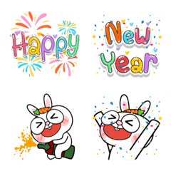 [LINE絵文字] Kami Happy Emojiの画像