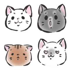 [LINE絵文字] がおねこ絵文字の画像