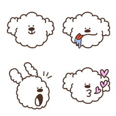 [LINE絵文字] MOFU MOFU Toy poodleの画像