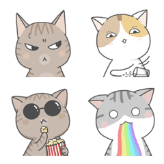 [LINE絵文字] There are cats everywhereの画像