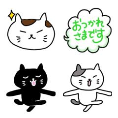 [LINE絵文字] きよーん猫文字の画像