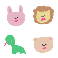 [LINE絵文字] cute♡気持ち伝わるanimalの画像