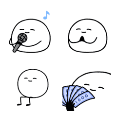 [LINE絵文字] Just a mochi animated emoji 2の画像