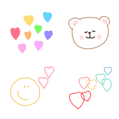 [LINE絵文字] ♡ハート詰め合わせ♡の画像