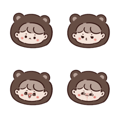 [LINE絵文字] Bear Boy Emojiの画像