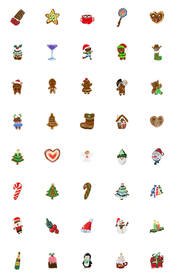 [LINE絵文字]Merry Christmassの画像一覧