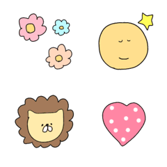 [LINE絵文字] ♡cuteセット♡の画像