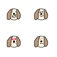 [LINE絵文字] henna beagleの画像