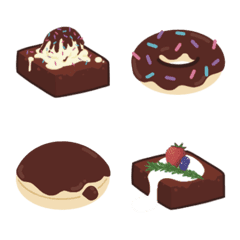 [LINE絵文字] Chocolate Lover V.1の画像