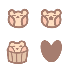 [LINE絵文字] mocha bearの画像