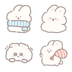 [LINE絵文字] Rabbit emoji pikkalikkkk 1の画像