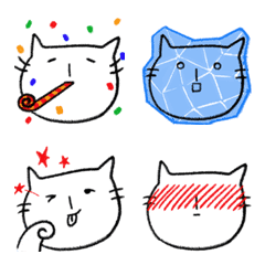 [LINE絵文字] A listless cat, Mu-Nyang Mu-Nyang,の画像