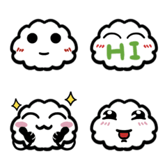 [LINE絵文字] Cloud emoji stickersの画像