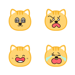 [LINE絵文字] Facial expression catの画像