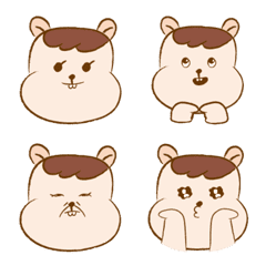 [LINE絵文字] Cutie pie squirrel emojiの画像