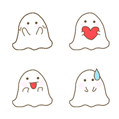 [LINE絵文字] cutest little ghostの画像