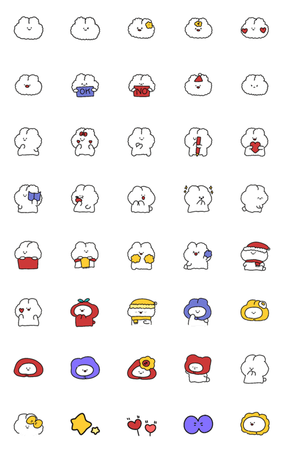 [LINE絵文字]Emoji Bear 1の画像一覧