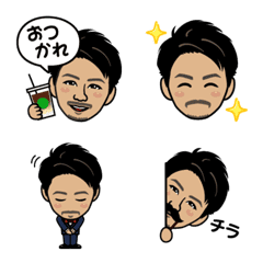 [LINE絵文字] President Seichi's daily emoji vol.1の画像