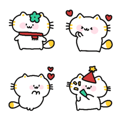 [LINE絵文字] Emoji cat cute cute*の画像